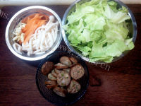 私房美食香肠烩卷心菜做法图解1)