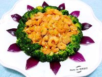 美味翠秀金虾做法图解13)