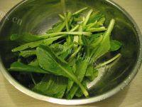 家常菜凉拌小白菜做法图解1)