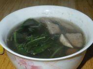 滋补的枸杞猪肝瘦肉汤