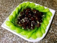 美味的香菇扒菜胆做法图解17)