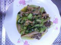 美味的香菇菜胆