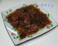 美味的排骨炖粉条