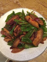 家常菜青椒回锅肉