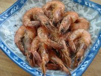 美味的黑椒烤虾做法图解6)