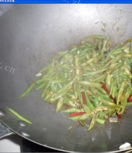 喷香的清炒四季豆