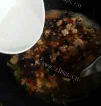 家常菜肉末豆腐做法图解6)