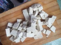 家常菜青椒豆腐做法图解1)