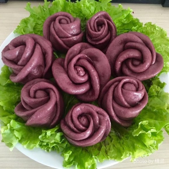鲜美的紫薯玫瑰