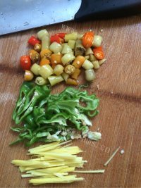 珍馐美味的芹菜炒牛肉做法图解2)