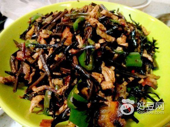 肉丝蕨菜