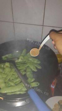 家常豆角炖肉做法图解5)
