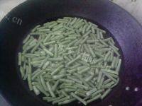 香喷喷的豆角炒肉做法图解4)
