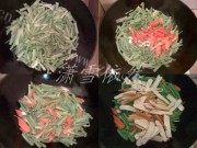 美味的芹菜香干炒肉做法图解2)