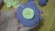 香蕉紫薯饼做法图解3)