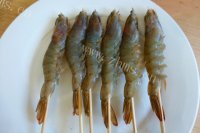 美味的香嫩烤虾做法图解3)