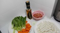 鲜肉青菜汤年糕~美味健康做法图解2)