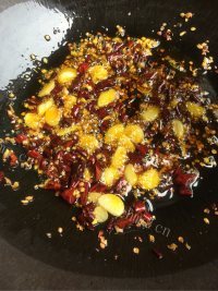 家常菜酸豇豆炒肉末做法图解8)