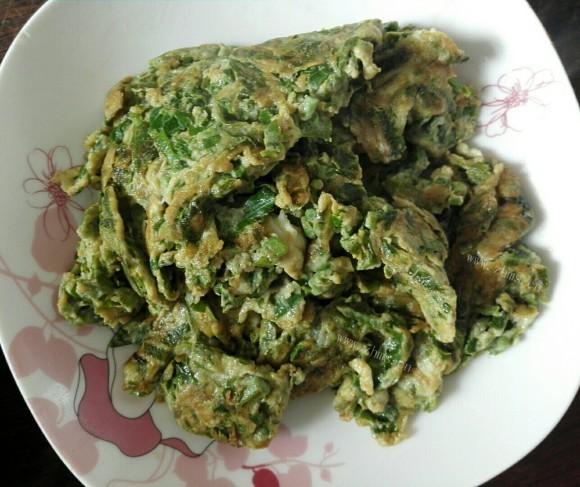 美味的香椿炒鸡蛋