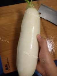 家常菜炖白萝卜做法图解1)