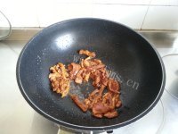家常菜丝瓜炒肉做法图解3)
