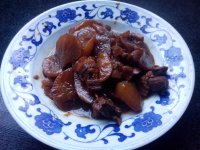 家常菜白萝卜红烧肉