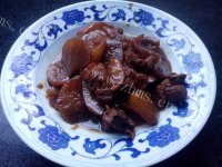 家常菜白萝卜红烧肉