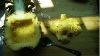 喷香的菠萝炒饭做法图解4)