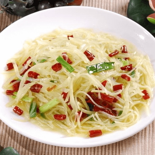 开胃的酸辣土豆丝