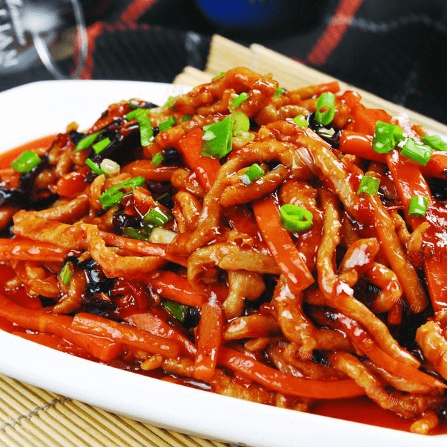 热腾腾的鱼香肉丝