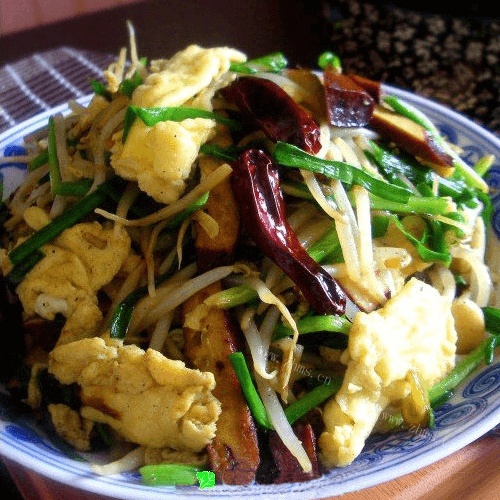 味道不错的韭菜炒鸡蛋