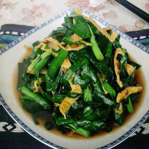 「美味可口」韭菜炒鸡蛋