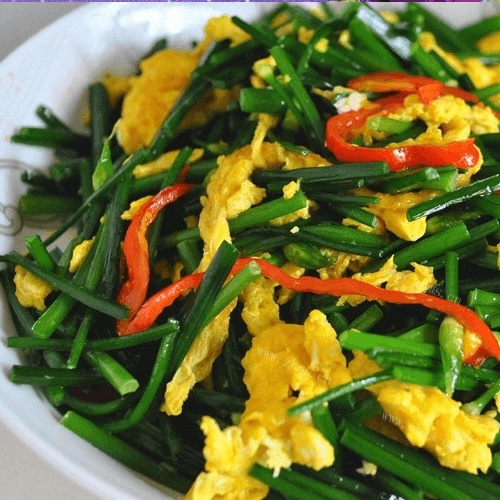 「美味可口」韭菜炒鸡蛋