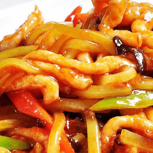 诱人的鱼香肉丝