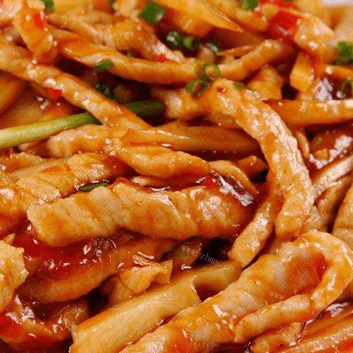 自己做的鱼香肉丝