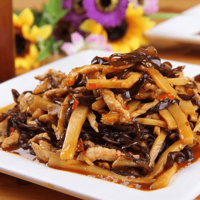 美味的鱼香肉丝