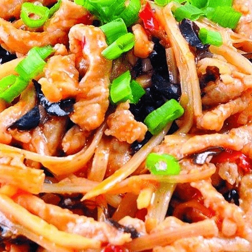 十分诱人的鱼香肉丝
