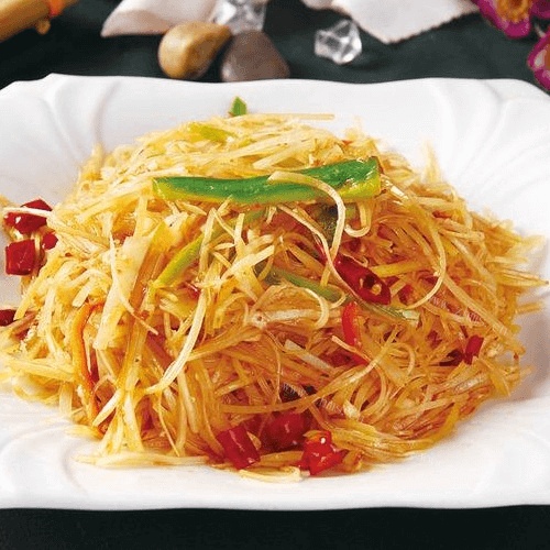 外婆做的酸辣土豆丝