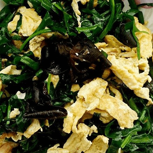 口感好的韭菜炒鸡蛋