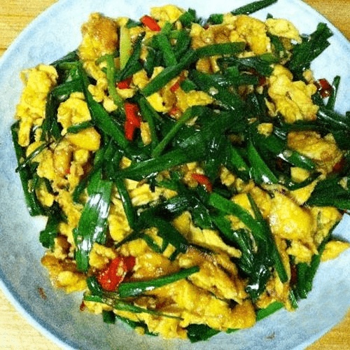 味道不错的韭菜炒鸡蛋