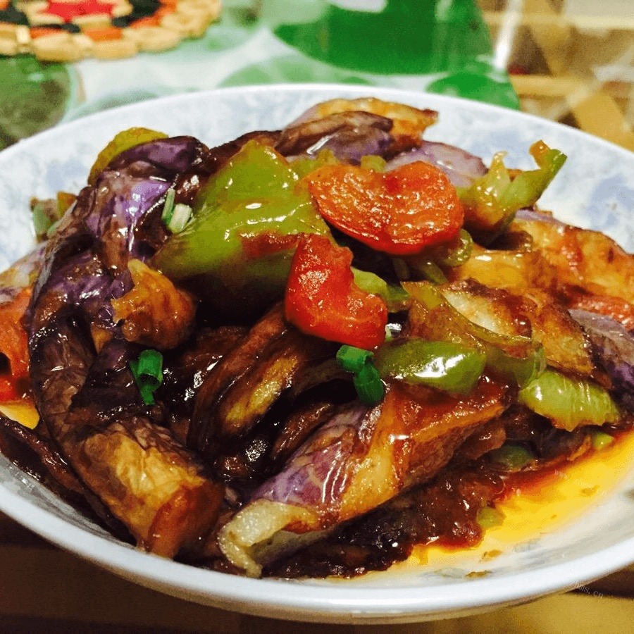 家常菜炒茄子