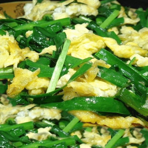 香喷喷的韭菜炒鸡蛋