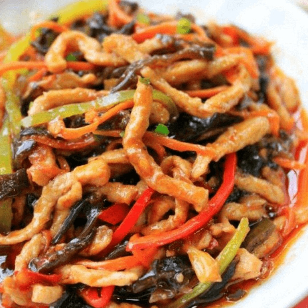 独特的鱼香肉丝
