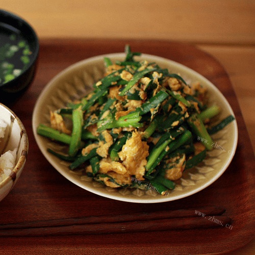 自己做的韭菜炒鸡蛋