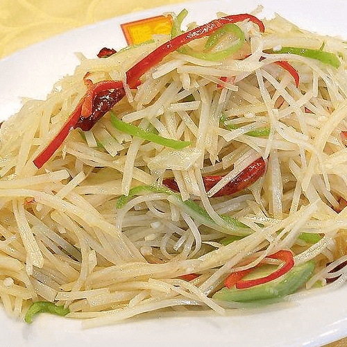 自己做的酸辣土豆丝