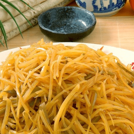 「健康美食」酸辣土豆丝