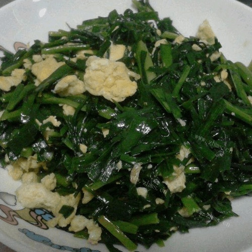 美美厨房之韭菜炒鸡蛋