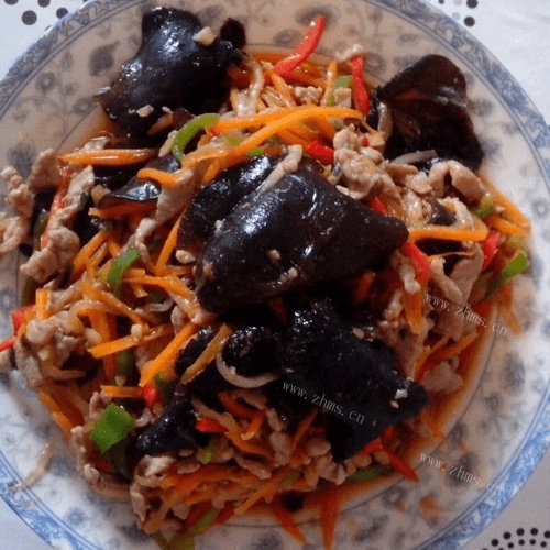 味道不错的鱼香肉丝