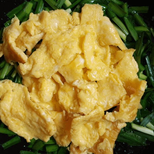 「美味可口」韭菜炒鸡蛋