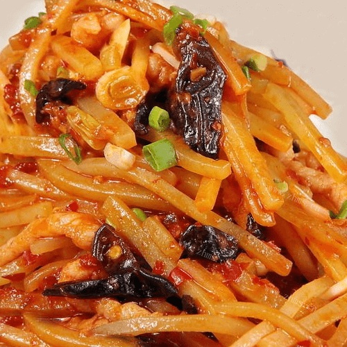 易做的鱼香肉丝